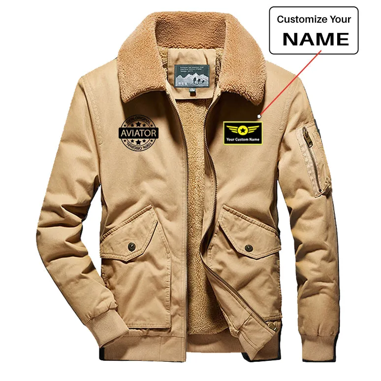 100 Original Aviator Designed Thick Bomber Jackets