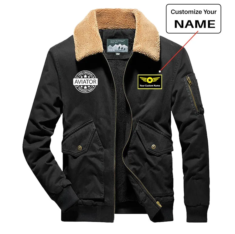 100 Original Aviator Designed Thick Bomber Jackets