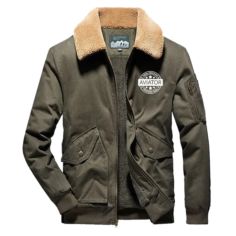 100 Original Aviator Designed Thick Bomber Jackets