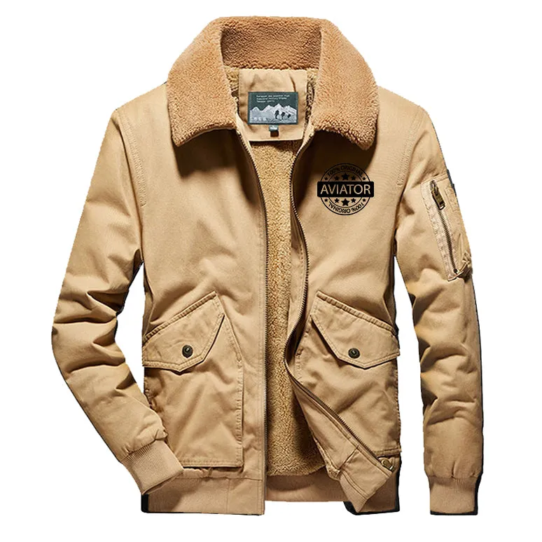 100 Original Aviator Designed Thick Bomber Jackets