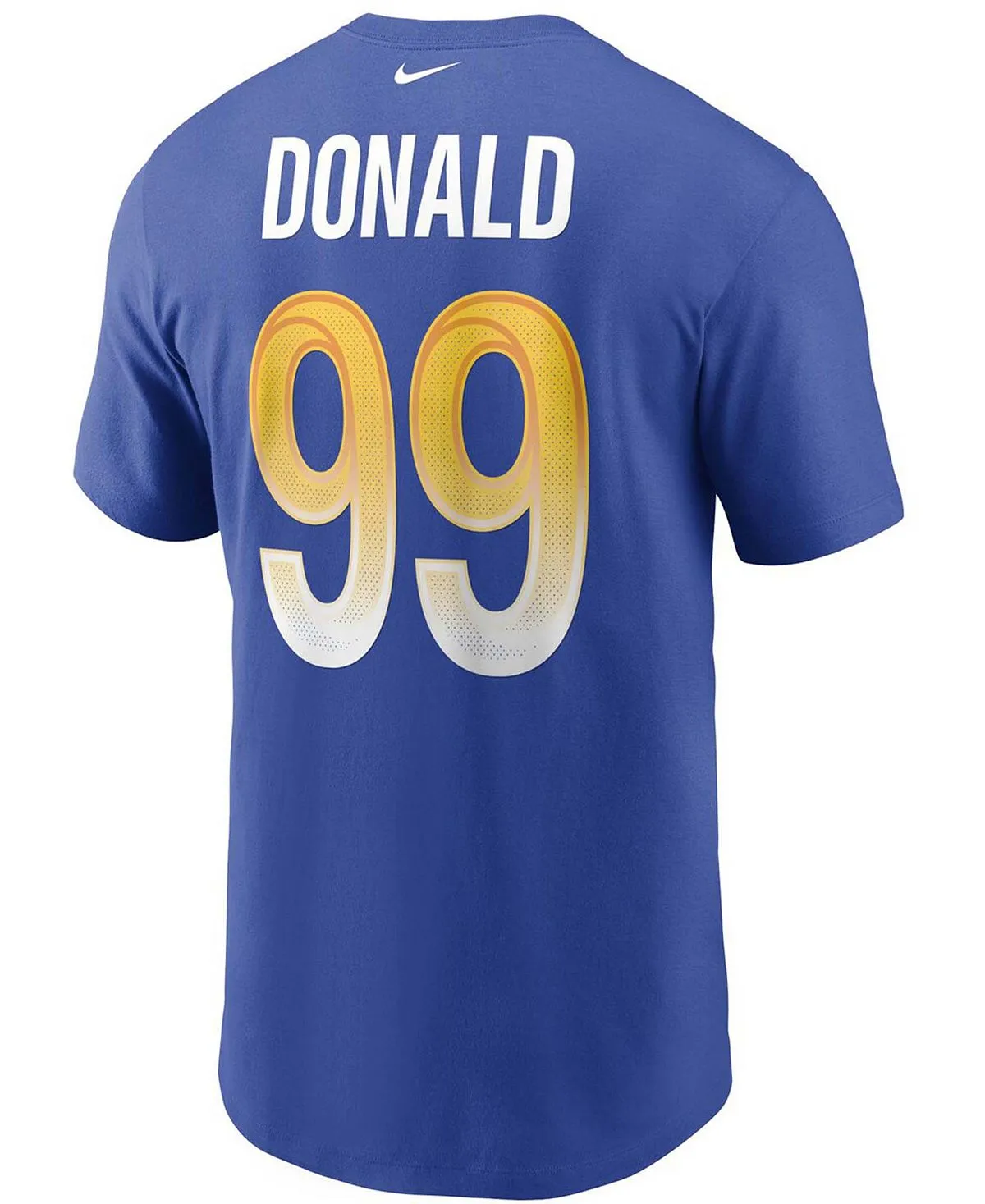 Aaron Donald Royal Los Angeles Rams Nike Men's Name and Number T-Shirt