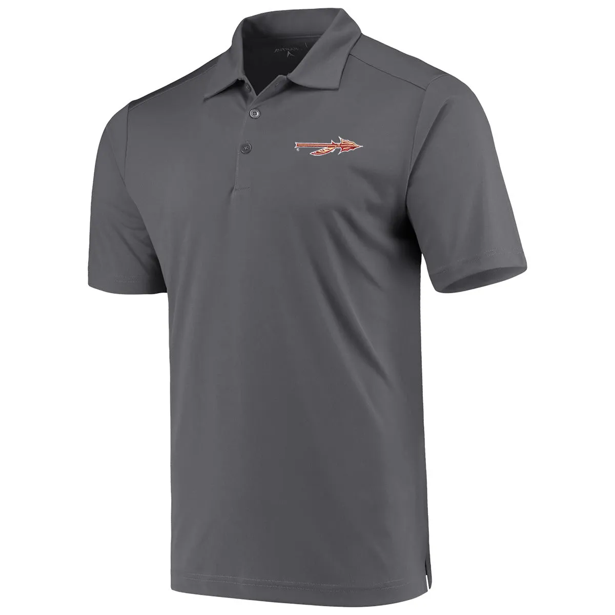 Antigua Men's Spear Logo Performance Polo - Smoke