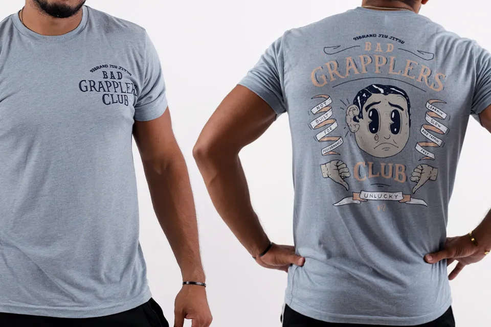 BAD GRAPPLERS CLUB Triblend Tee - Stonewash