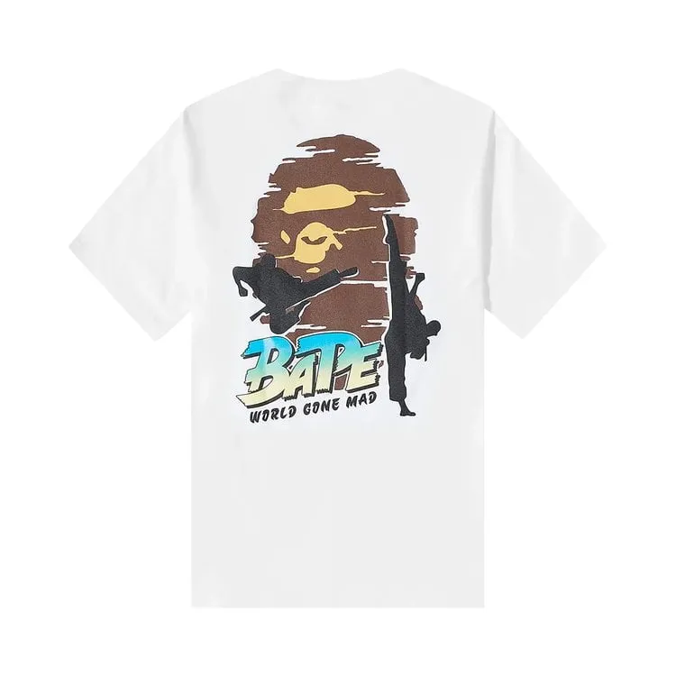 BAPE Japan Culture Karate Tee 'White', White