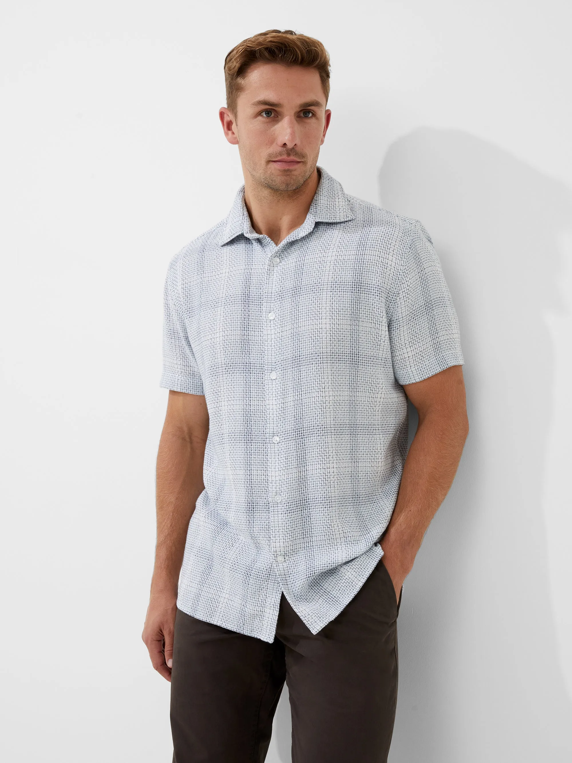 Barrow Dobby Short Sleeve Shirt