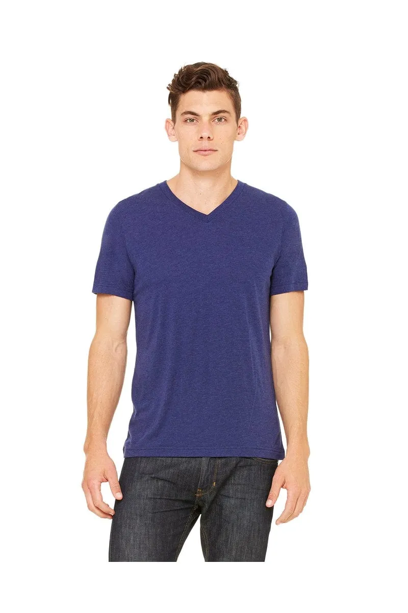 Bella Canvas 3415C: Unisex Triblend V-Neck T‑Shirt