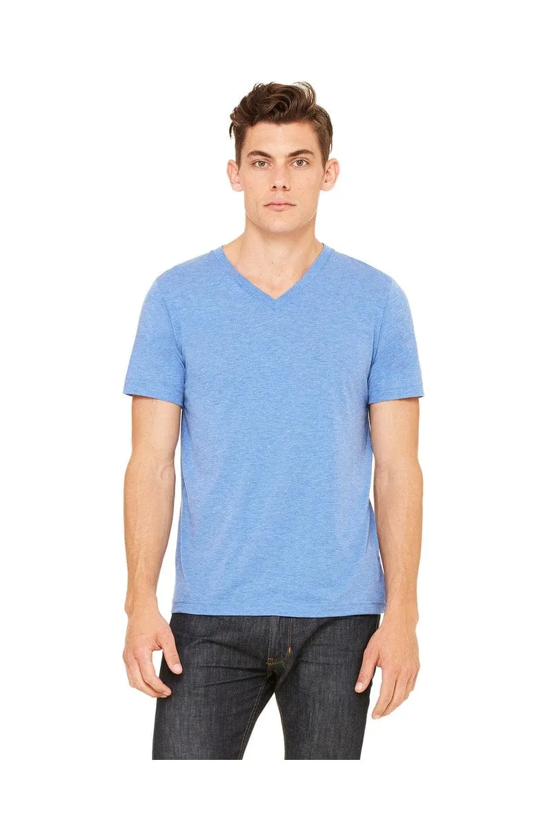 Bella Canvas 3415C: Unisex Triblend V-Neck T‑Shirt