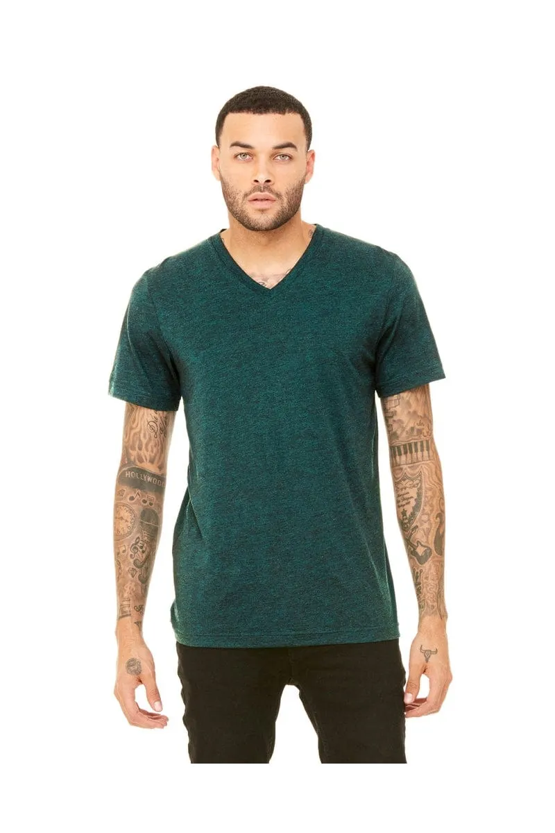 Bella Canvas 3415C: Unisex Triblend V-Neck T‑Shirt