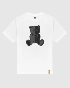 Big Bad Bear Oversized Graphic T-Shirt - White