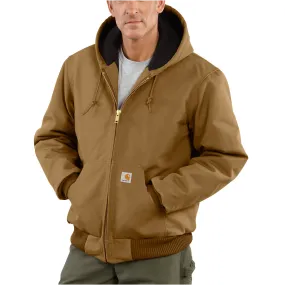 BIG/TALL CARHARTT LOOSE FIT FIRM DUCK INSULATED FLANNEL LINED ACTIVE JACKET