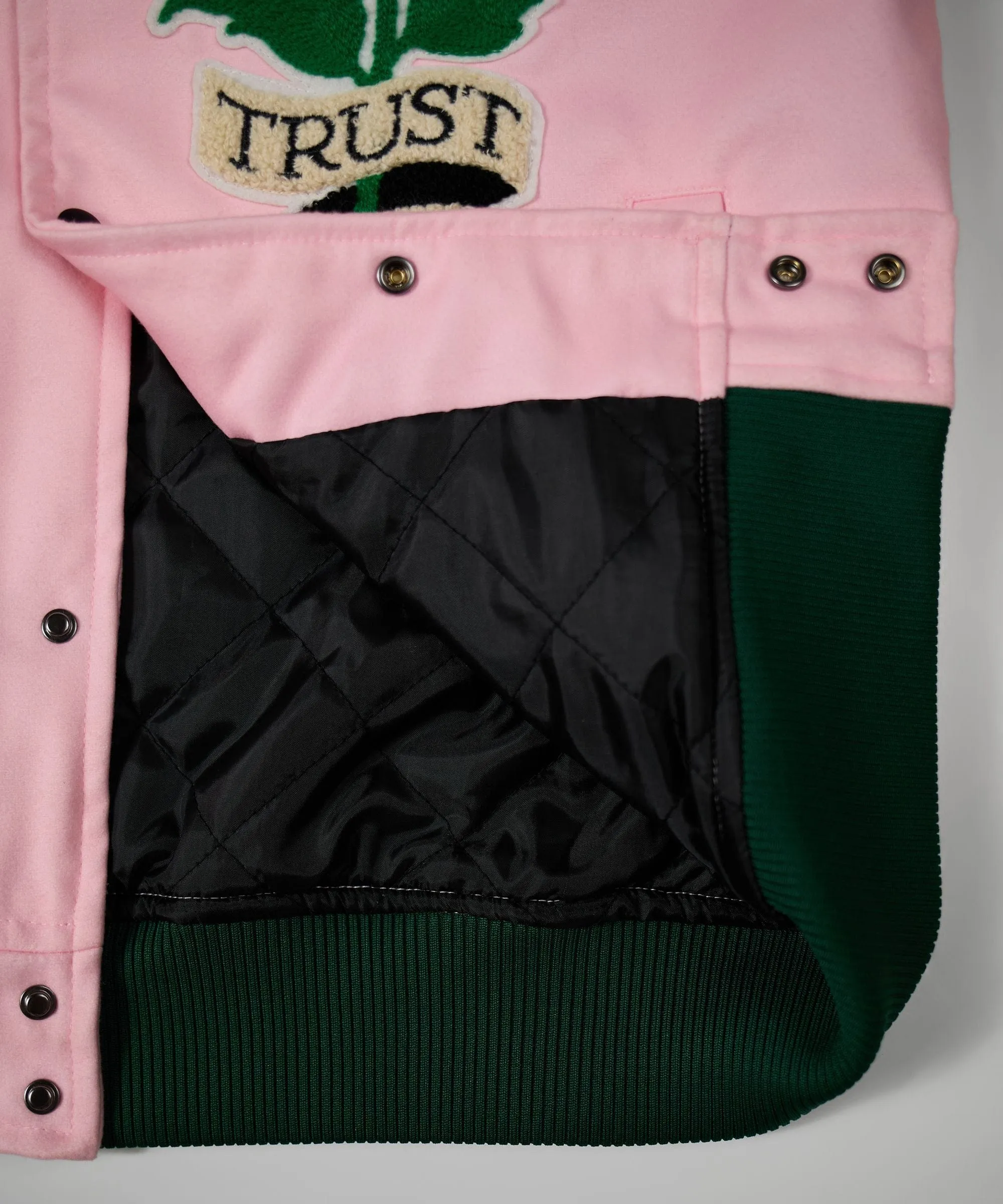 Bridges Burn Bomber Jacket - Pink