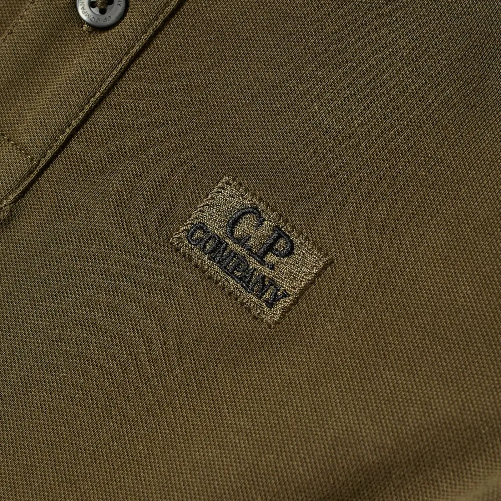 C. Company Undersixteen Logo Patch Polo