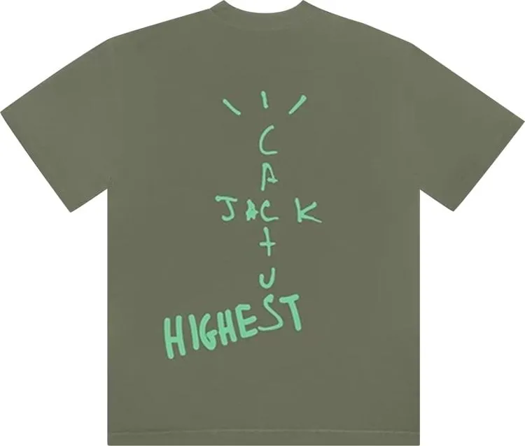 Cactus Jack by Travis Scott x Air Jordan Highest T-Shirt 'Green', Green