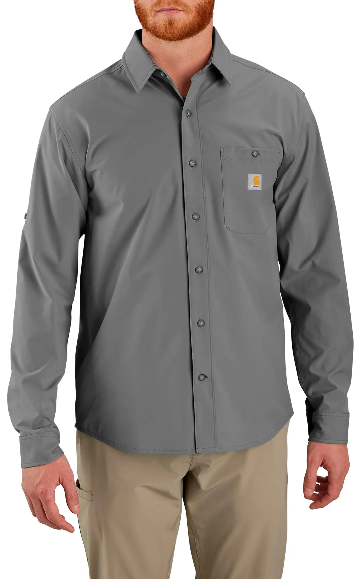 Carhartt 106552 Men's Force Sun Defender Relaxed Fit Lightweight Long-Sleeve Shirt