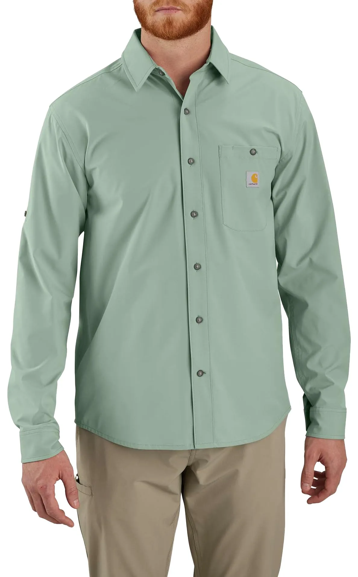 Carhartt 106552 Men's Force Sun Defender Relaxed Fit Lightweight Long-Sleeve Shirt