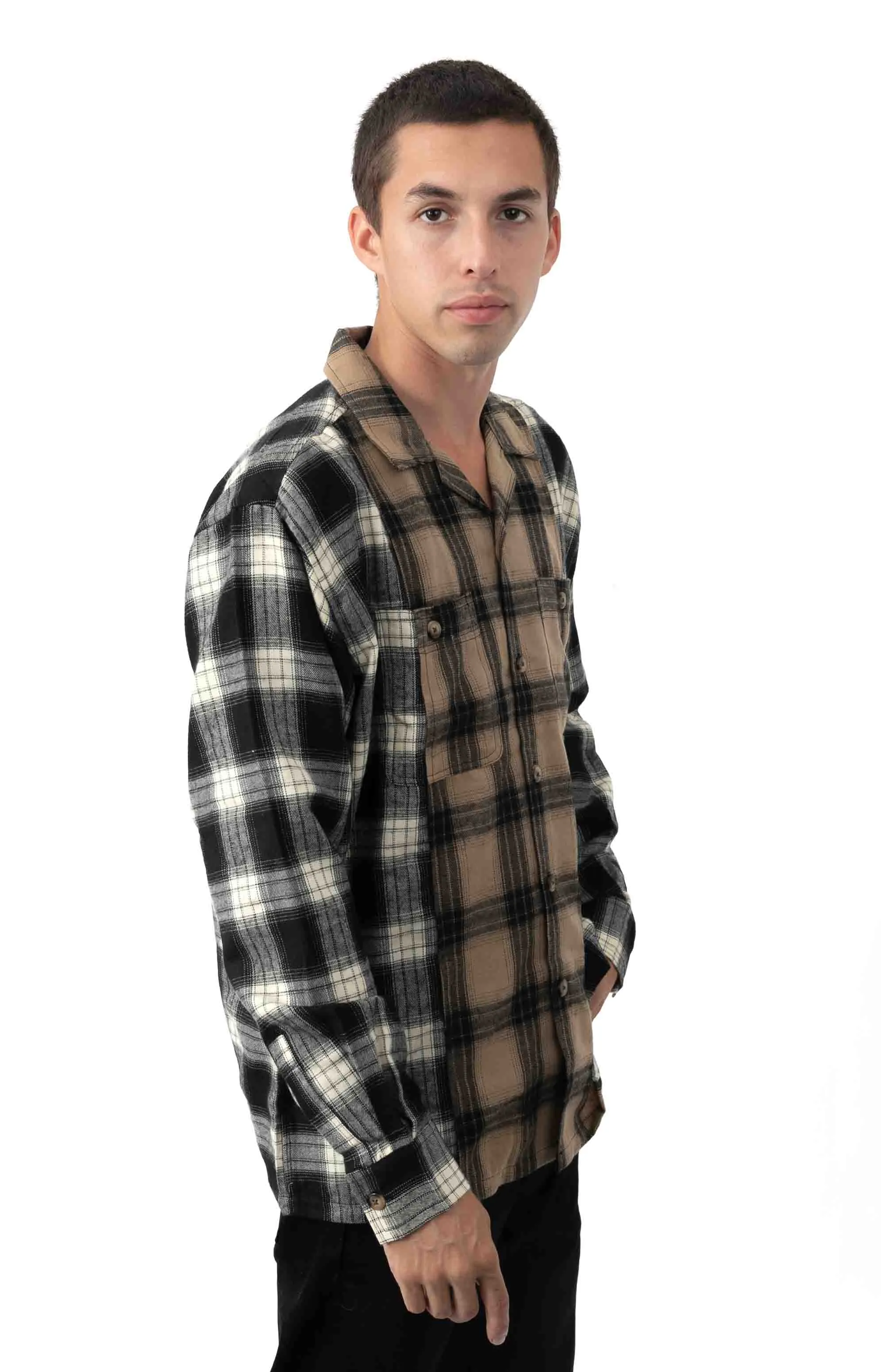 Collide Flannel Button-Up Shirt