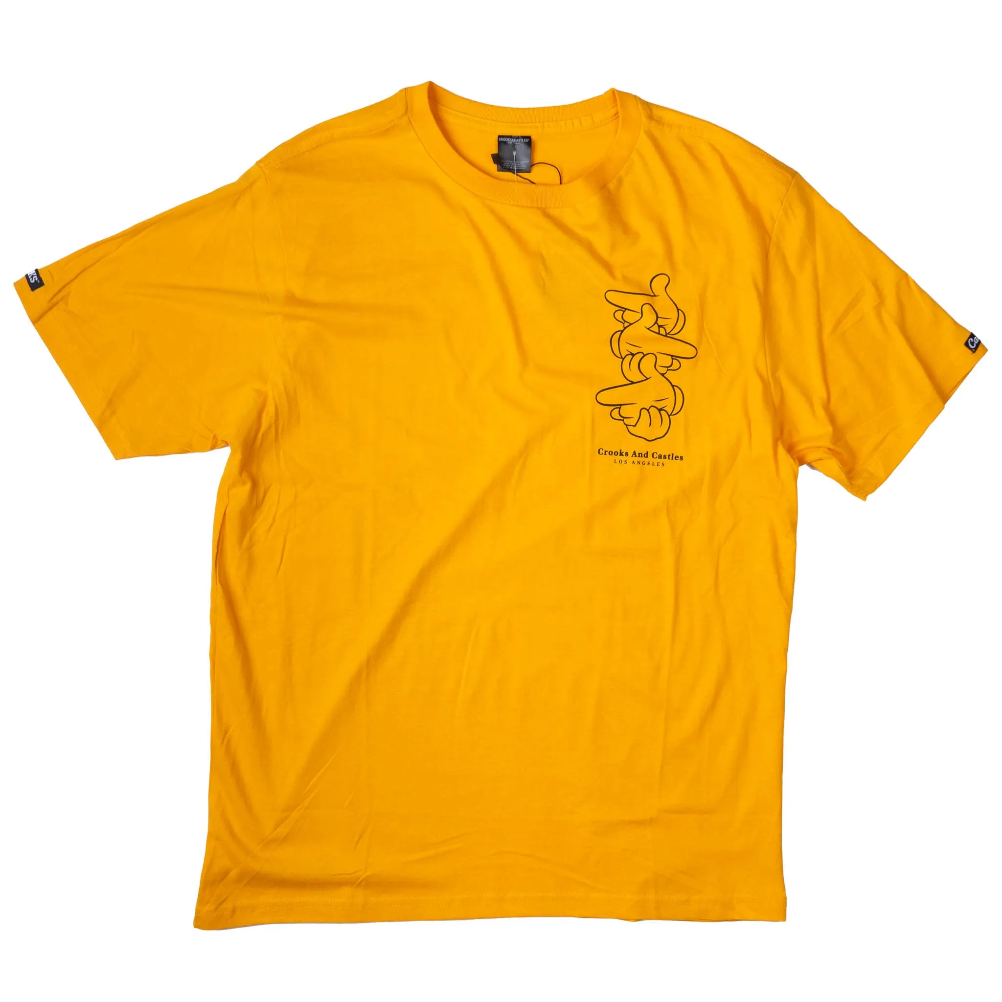 CROOKS & CASTLES GRAPHIC T-SHIRT GOLD - B2Q01732