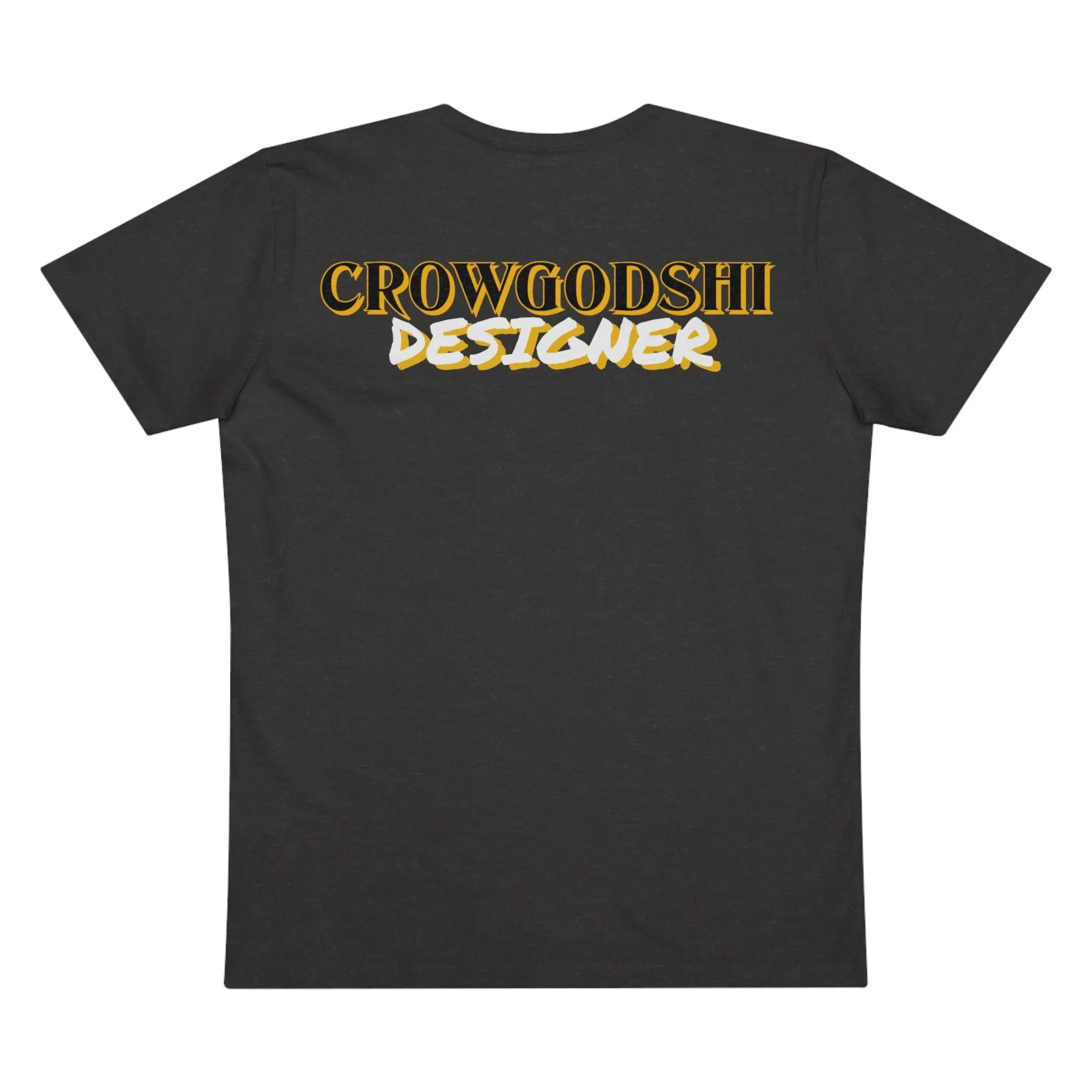 Crowgodshi Designer First Generation Men’s Presenter V-neck, GOLD LOGO