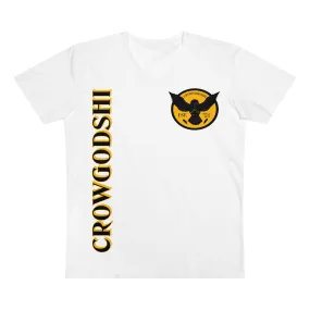 Crowgodshi Designer First Generation Men’s Presenter V-neck, GOLD LOGO