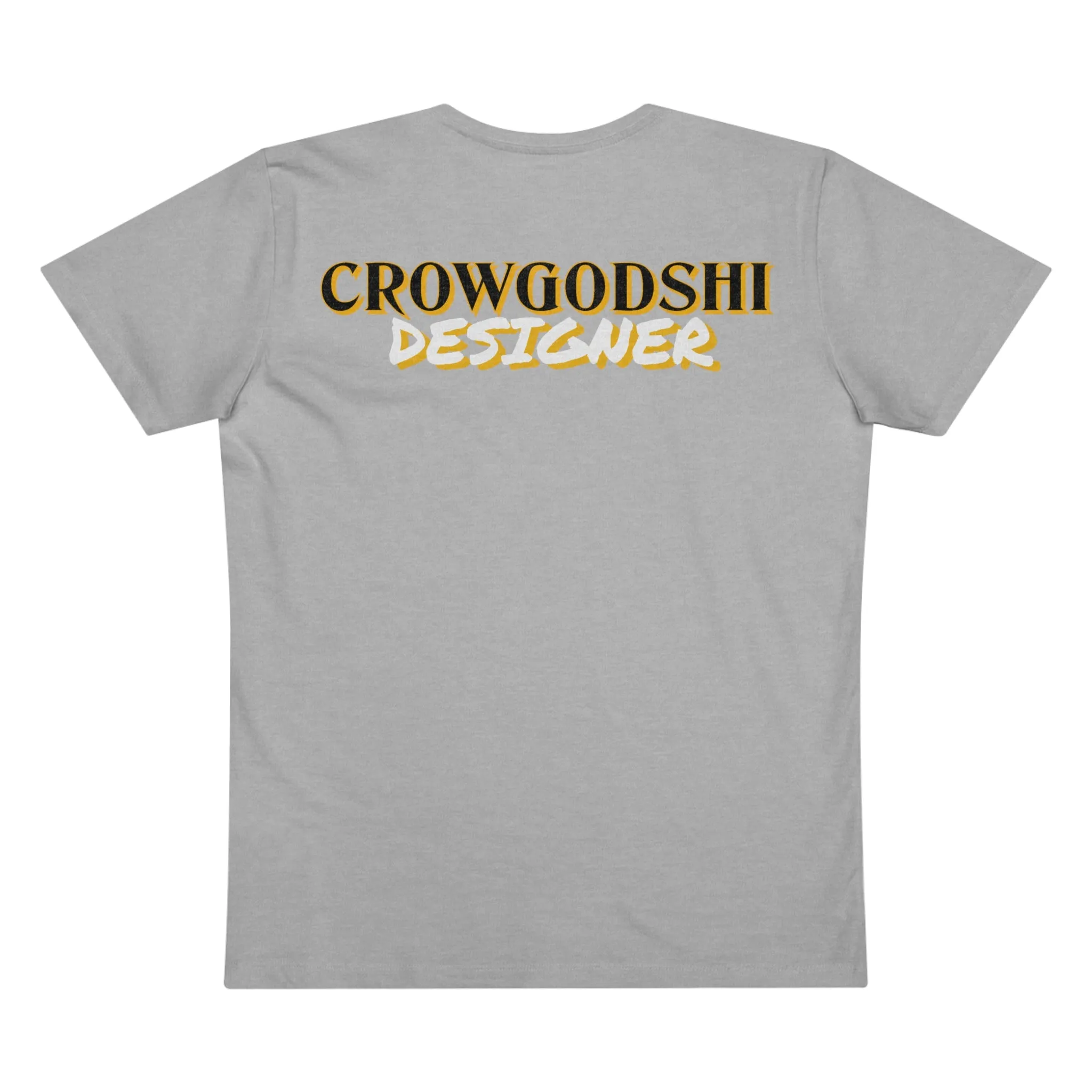 Crowgodshi Designer First Generation Men’s Presenter V-neck, GOLD LOGO