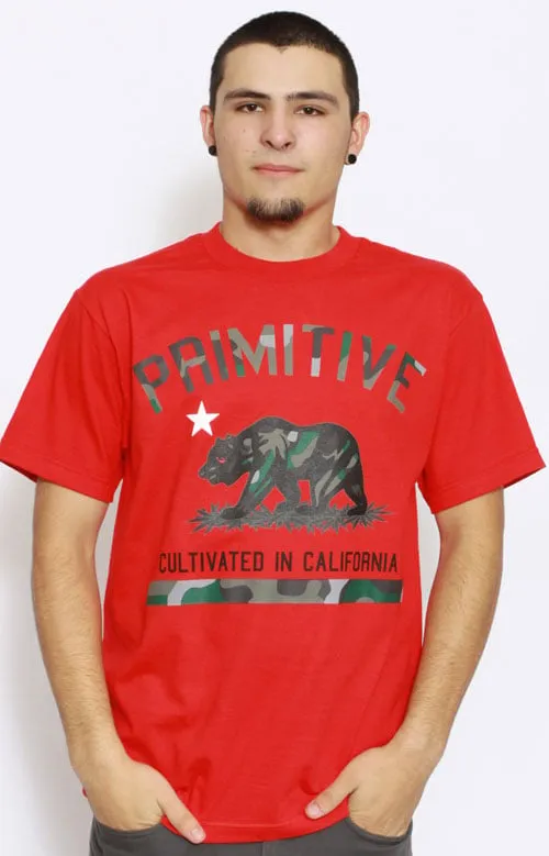 Cultivated Camo T-Shirt - Red