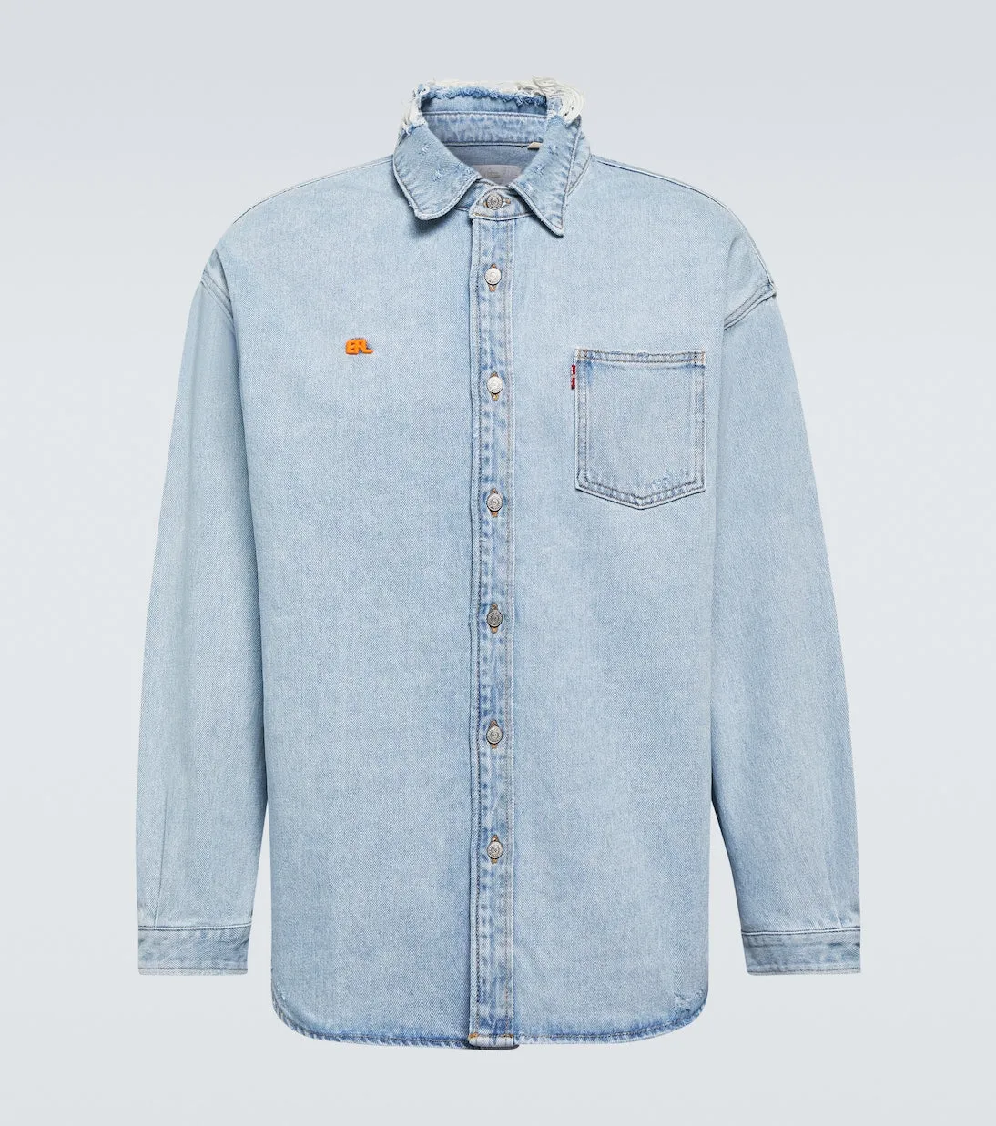 Erl denim shirt, blue