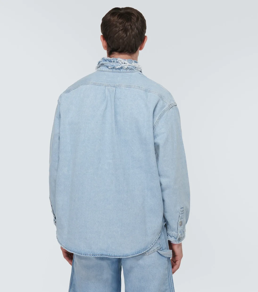 Erl denim shirt, blue