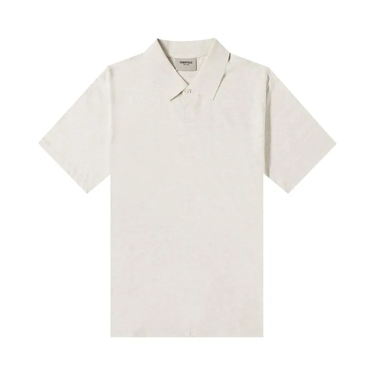 Fear Of God Essentials Fear of God Essentials 'Light Heather Oatmeal' Polo, Gray