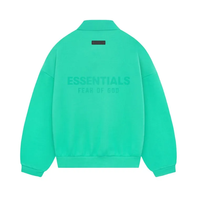 Fear Of God Essentials Fear of God Essentials Long-Sleeve 'Mint Leaf' Polo, Green