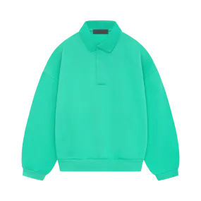 Fear Of God Essentials Fear of God Essentials Long-Sleeve 'Mint Leaf' Polo, Green