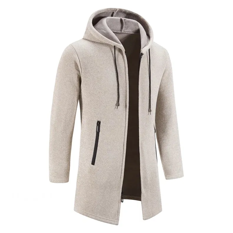 Funki Buys | Jackets | Men's Long Zip Up Hooded Jackets