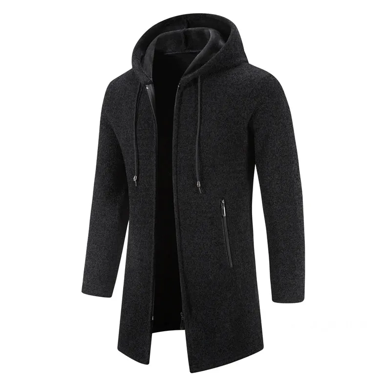 Funki Buys | Jackets | Men's Long Zip Up Hooded Jackets