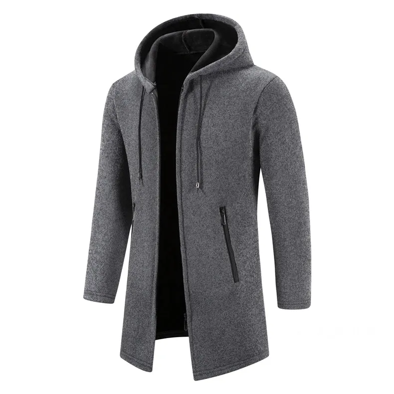 Funki Buys | Jackets | Men's Long Zip Up Hooded Jackets