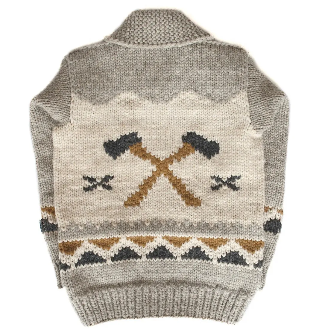 Granted Bear Axe Chunky Knit- Sheeps Grey