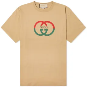 Gucci Interlocking Logo T-Shirt, Camel