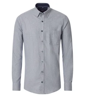 Kent Casual Fit Long Sleeve Print Shirt