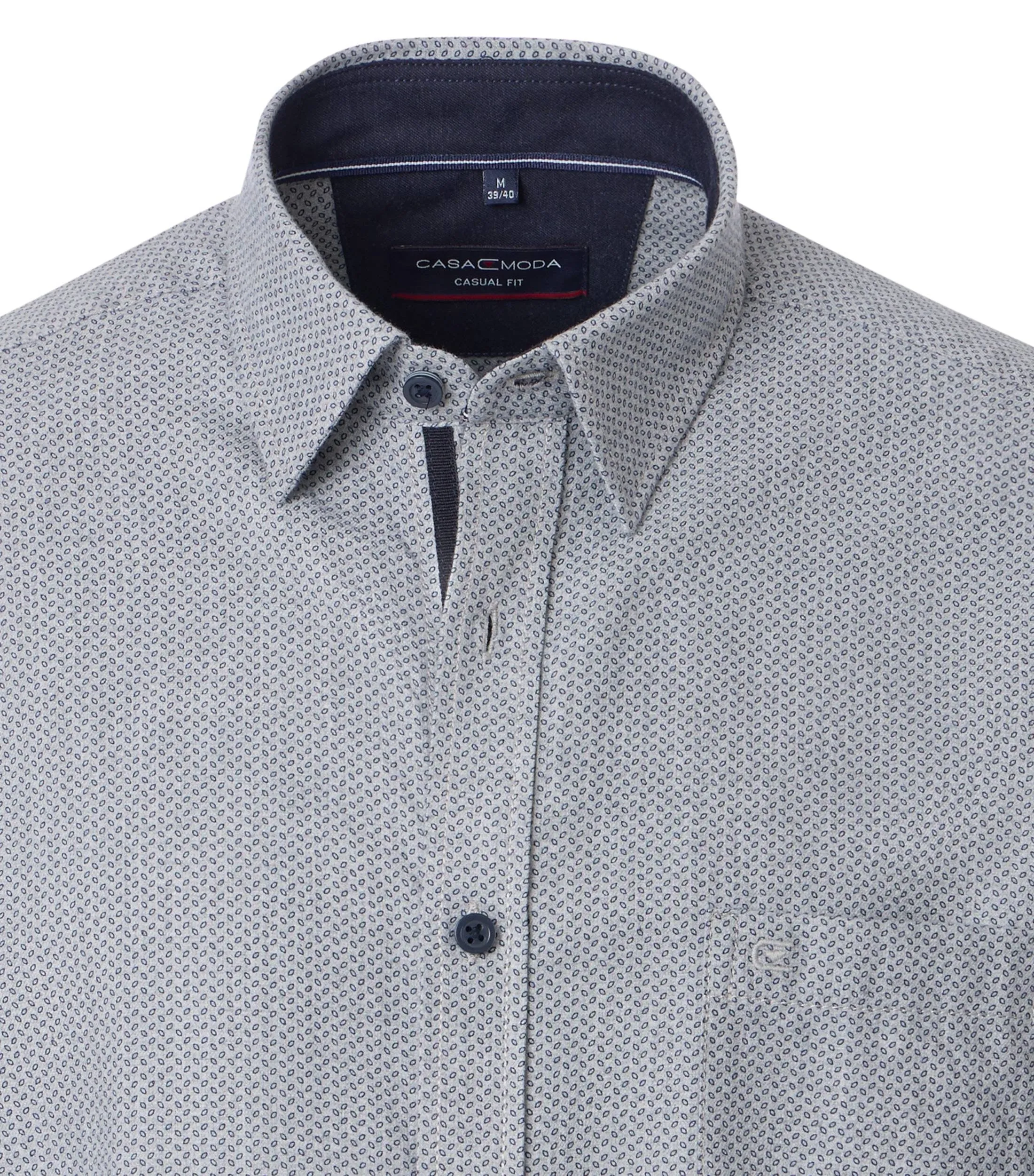 Kent Casual Fit Long Sleeve Print Shirt