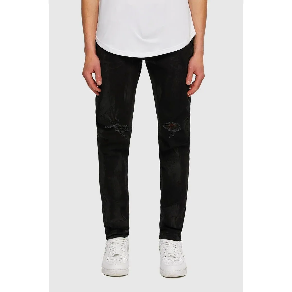 Kuwalla Tapered Skinny Black Denim