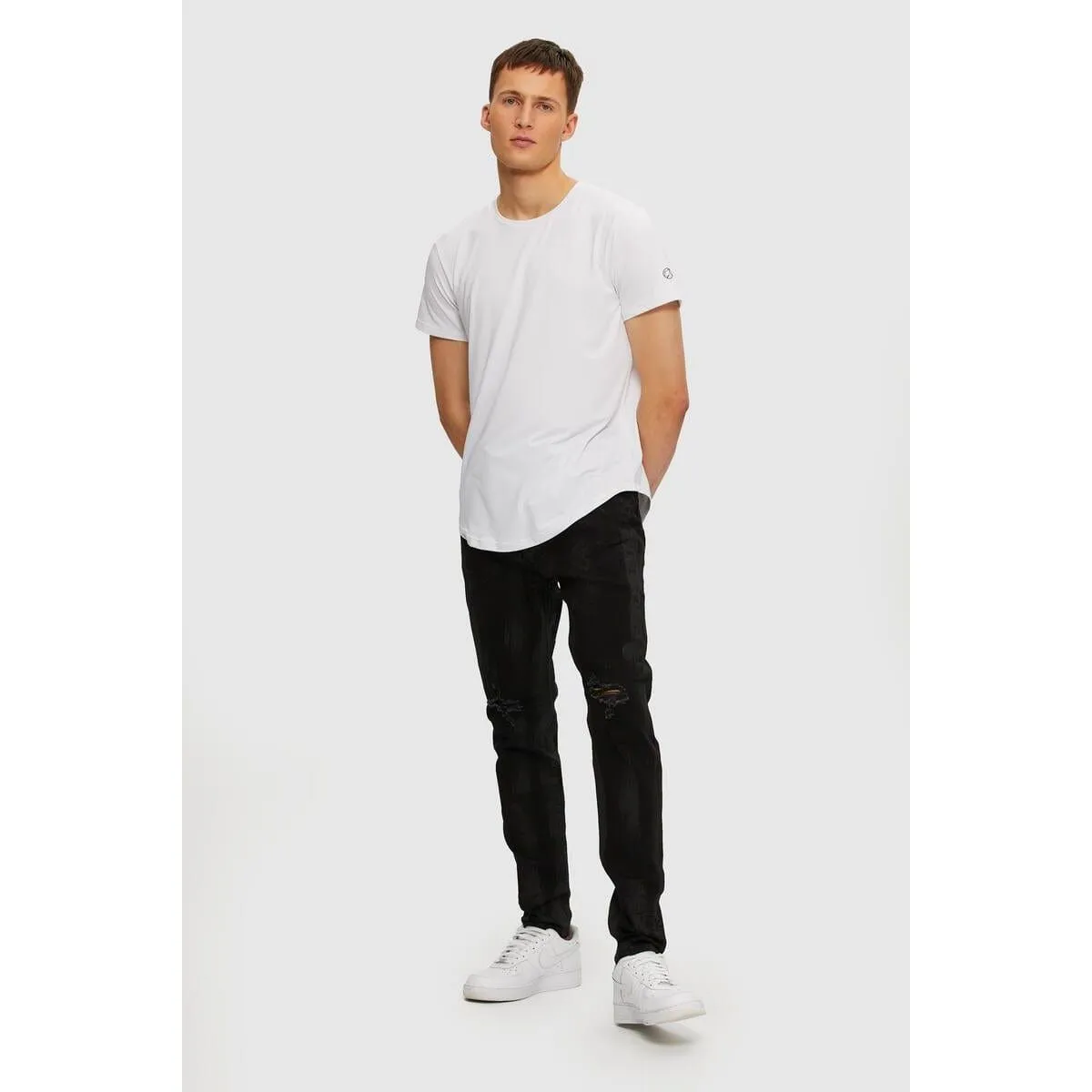 Kuwalla Tapered Skinny Black Denim