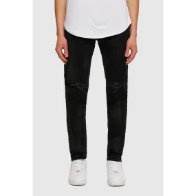 Kuwalla Tapered Skinny Black Denim