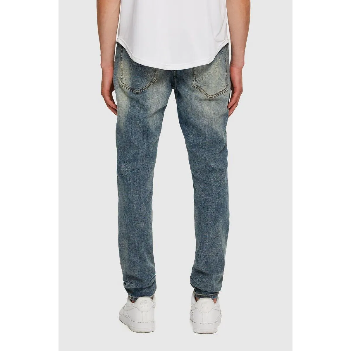 Kuwalla Tapered Skinny Dirty Blue Denim