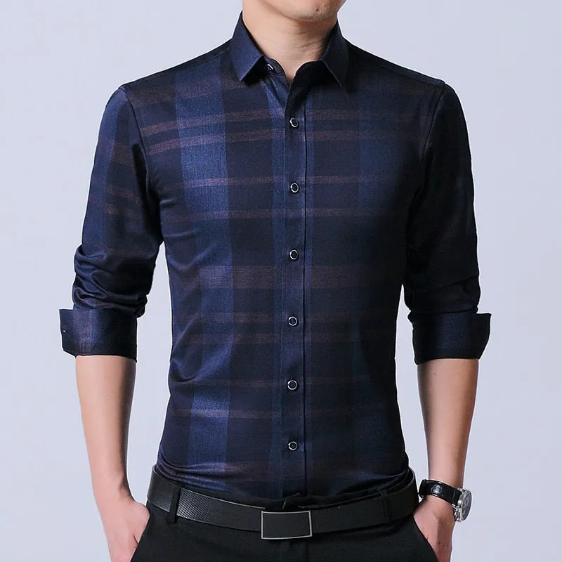 LANGMENG Men's Dress Shirt Brand