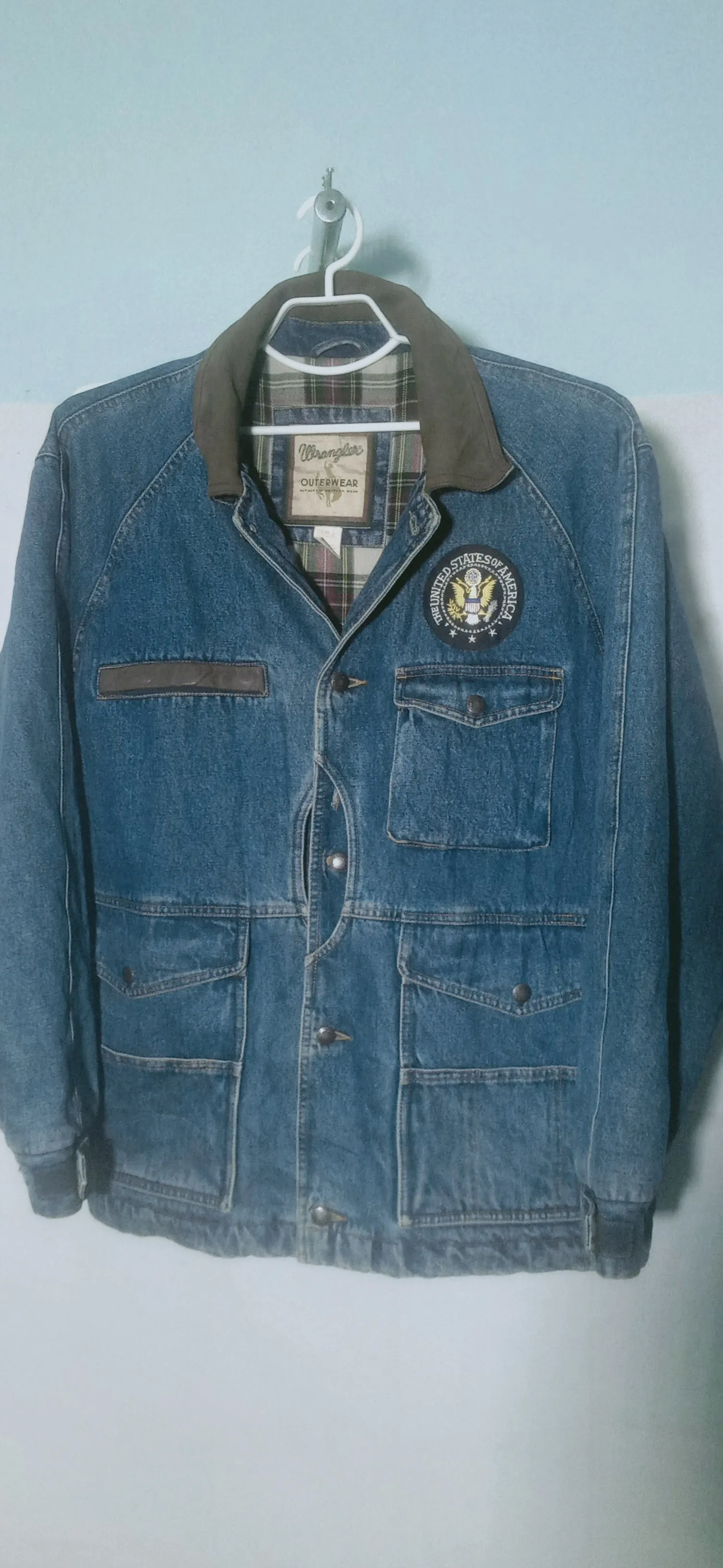 Men's American Wrangler denim jackets 5 pieces