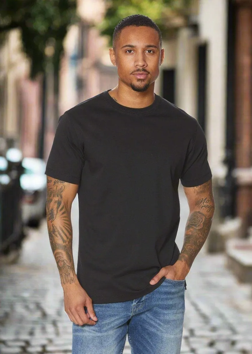 Mens Cotton T Shirts in Black