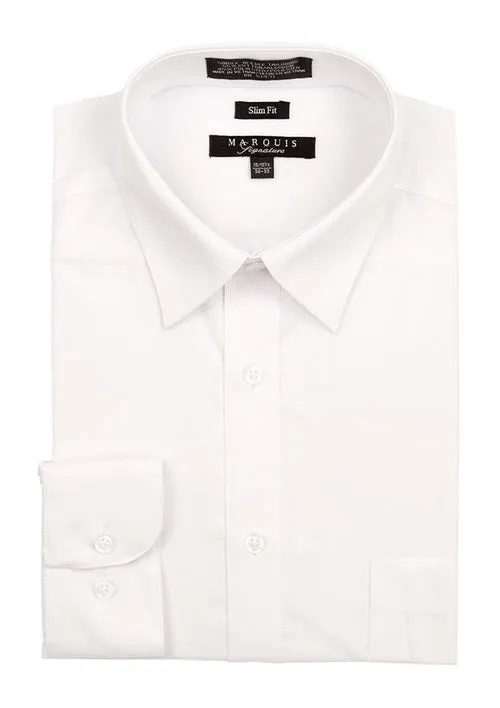 Men's Dress Shirt Button Down Slim-fit | By Marquis | 009SL