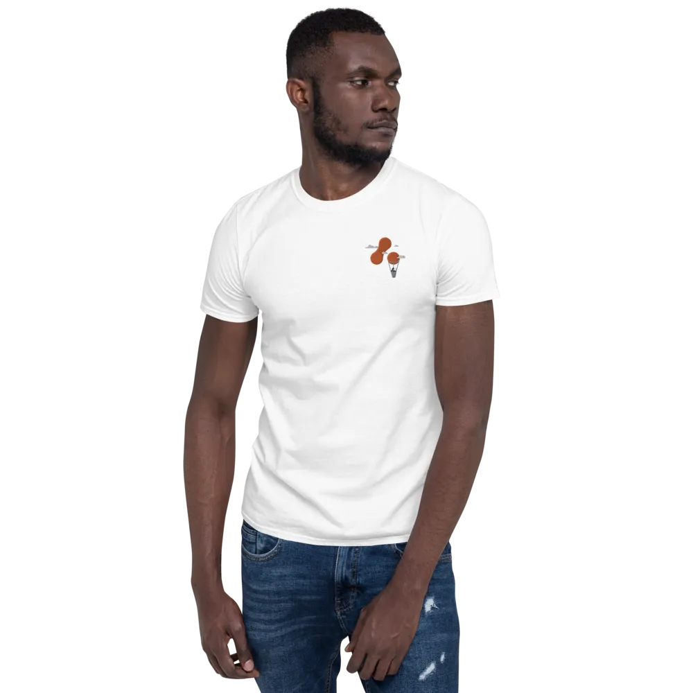 Men's Embroidered Adaptavist Balloon Design T-Shirt MC