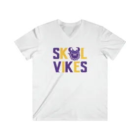 Men's Fitted V-Neck Short Sleeve - Vikes