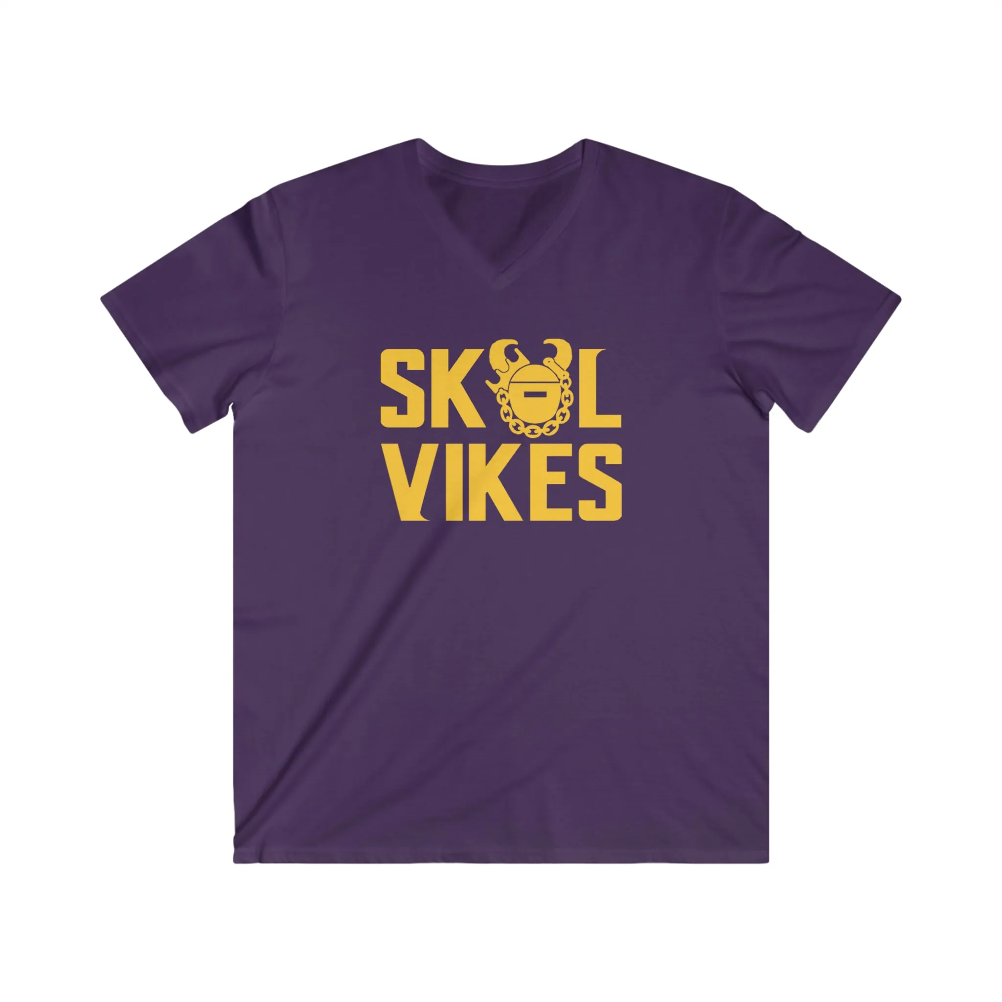 Men's Fitted V-Neck Short Sleeve - Vikes