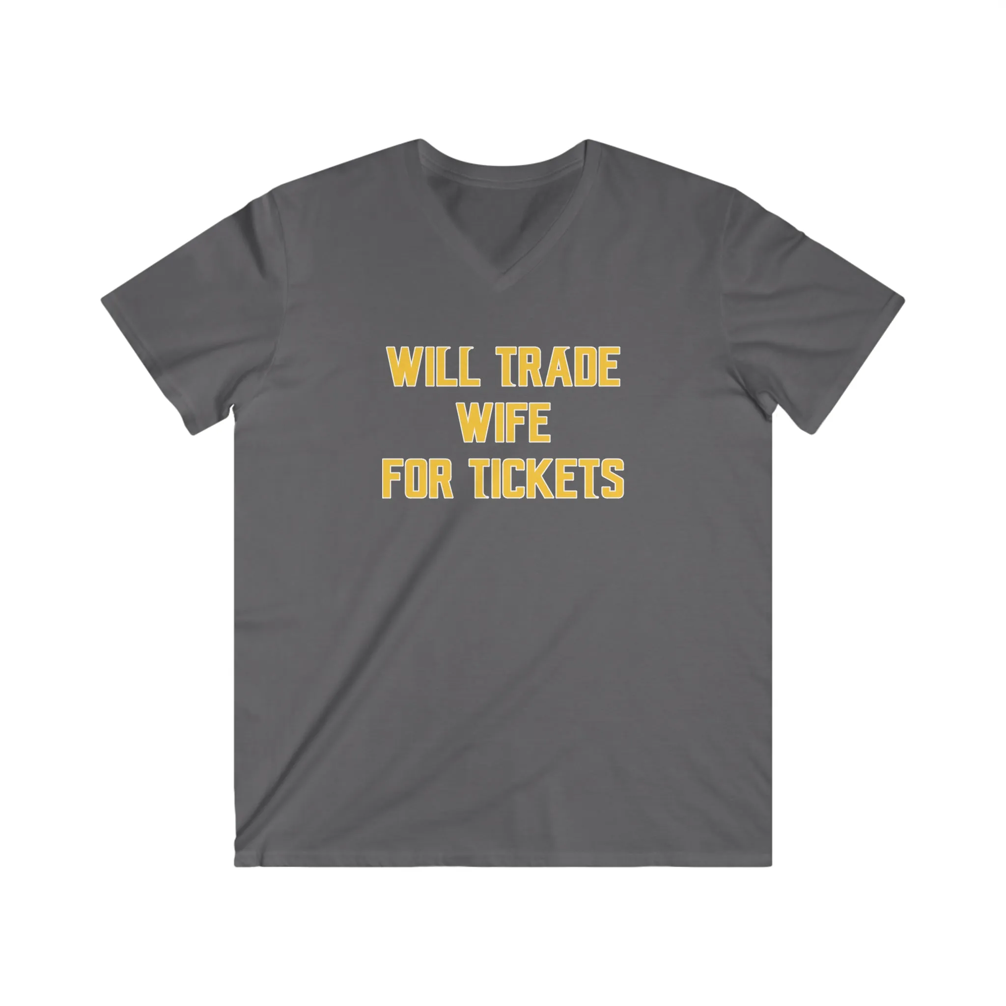 Men's Fitted V-Neck Short Sleeve - Wife for Tickets