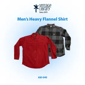 Men's heavy flannel shirts